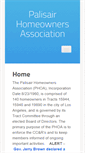Mobile Screenshot of palisair.org